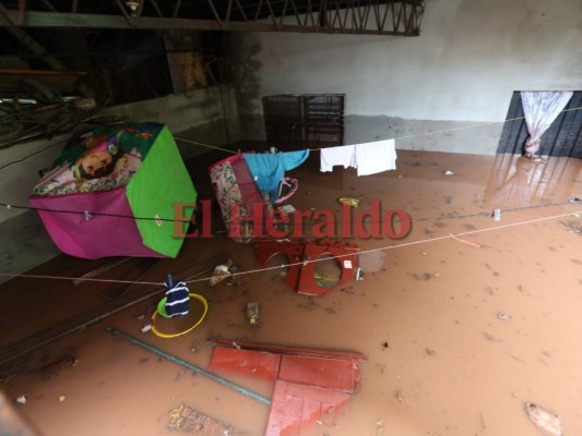 Se registran daños por las lluvias en la capital de Honduras