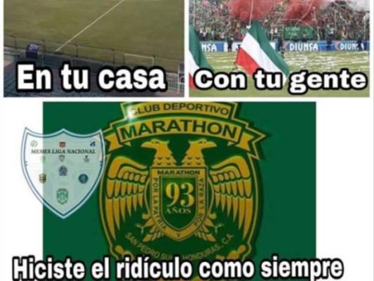Los memes que dejó la derrota de Marathón ante Real España de partido de repechaje