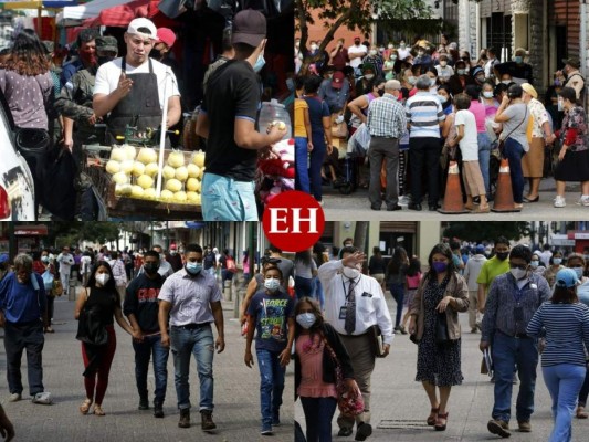 FOTOS: Calles abarrotadas en la capital, mientras casos de covid se disparan