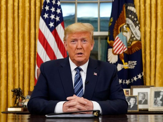 Trump suspende 'todos los viajes desde Europa' a EEUU por 30 días