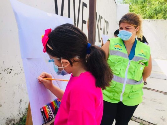 Con grafitis, jóvenes promueven valores positivos y descubren amor por el arte