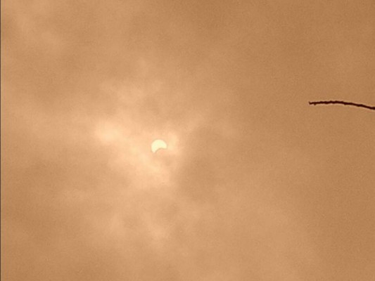 Así vivieron los hondureños el eclipse solar en Honduras