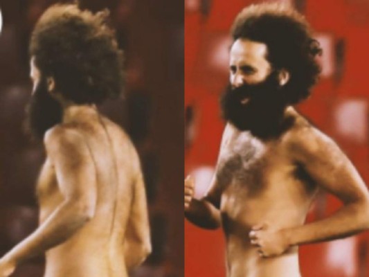 Hombre se mete desnudo a la cancha en el partido de Granada vs. Manchester United  