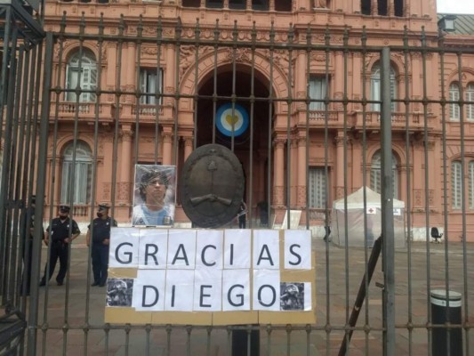 Velorio de Diego Armando Maradona será en Casa Rosada&nbsp;&nbsp;