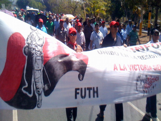 Jornada de manifestaciones se vive este martes en la capital de Honduras