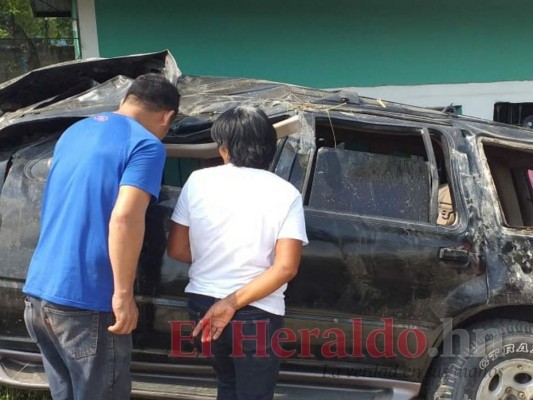 Choloma: Fotos del accidente que dejó una joven muerta y tres heridos