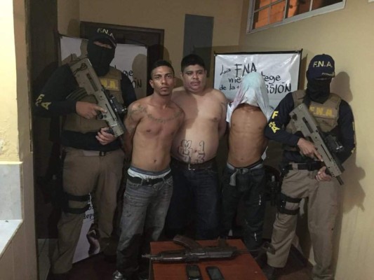 Capturan a tres'peligrosos' pandilleros en La Ceiba