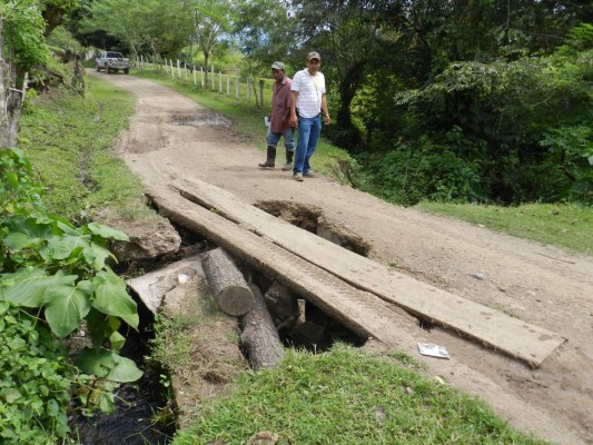 Intransitables más de 700 kilómetros de vías secundarias en Catacamas, Olancho
