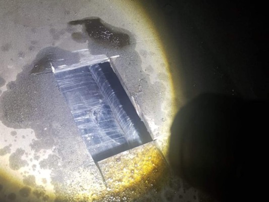 Incautan más de 400 kilos de cocaína que iba escondida en una grúa en Santa Bárbara