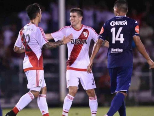 Las mejores imágenes del juego entre Motagua y River Plate