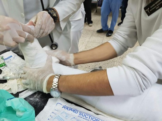 Tiroteo deja tres personas heridas en colonia Los Pinos de la capital