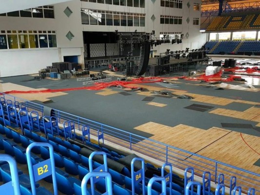 Causan daños al Palacio Universitario de los Deportes previo al concierto de Jesse y Joy