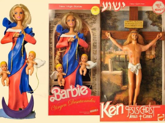 Polémica: La Barbie 'Virgen' y el Ken 'Cristo Crucificado'