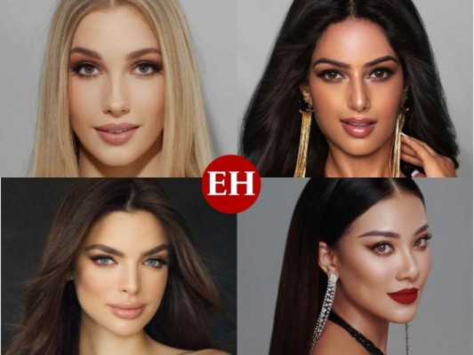 Los rostros de las 16 semifinalistas del Miss Universo 2021