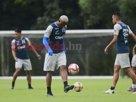 Honduras entrenó este lunes con la mira puesta en Panamá (Fotos)