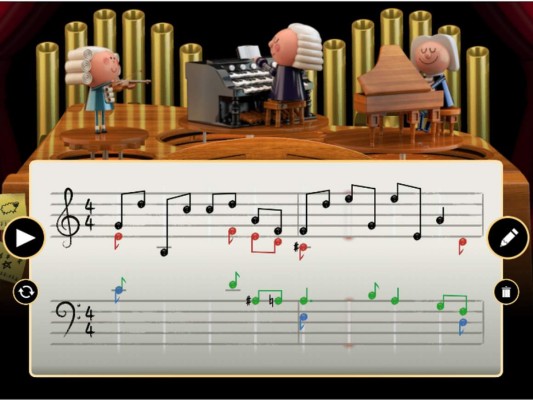 Google muestra primer 'Doodle” con inteligencia artificial