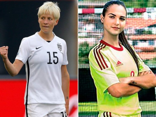 La estadounidense Rapinoe critica la inclusión de jugadora venezolana en premios de la FIFA