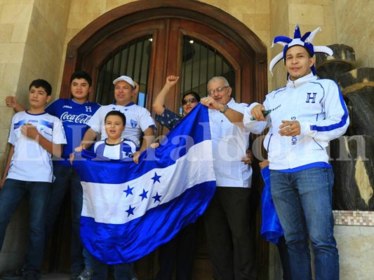 'Honduras, Honduras', gritan en el hotel de la Selección