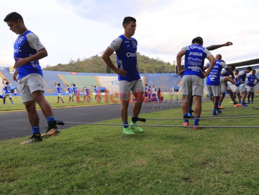 Así fue el entrenamiento de Honduras previo al amistoso con Puerto Rico