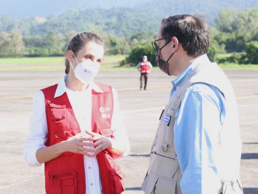 Ana García tras llegada de la Reina: 'Nuestro agradecimiento a todo el pueblo del Reino de España'