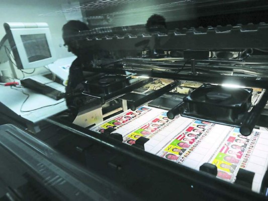 Magistrados del Tribunal Supremo Electoral supervisarán imprentas este martes