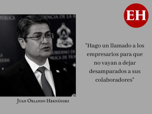Las frases de JOH para garantizar entrega de sacos solidarios