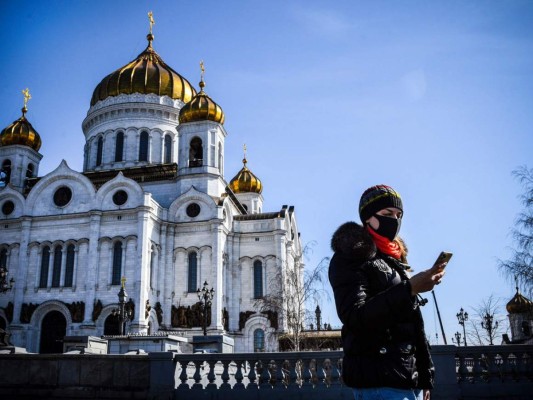 FOTOS: Rusia cierra sus fronteras y sus ciudadanos se refugian en casa