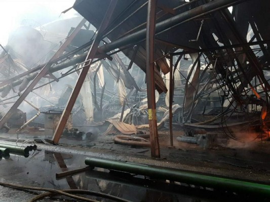 Se quema empresa productora de aceite de palma africana en Honduras