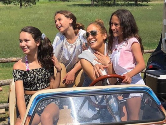 VÍDEO: Jennifer López da clases de baile a la hija de Alex Rodríguez