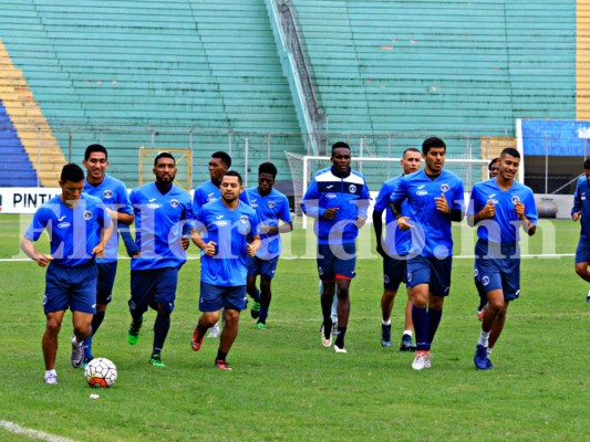 Motagua realizó trabajos previo al duelo de este miércoles ante el CD Vida en el estadio Nacional