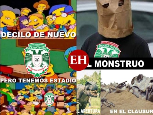 Con memes destrozan a Marathón tras caer en el clásico ante Real España