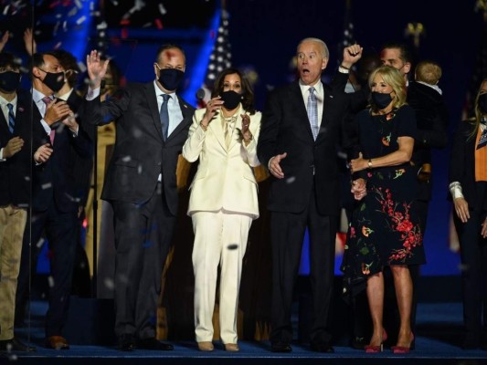 Las primeras imágenes de Joe Biden como presidente electo de EEUU