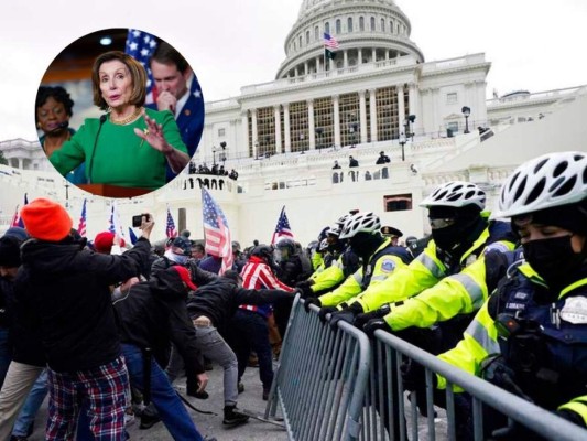 Nancy Pelosi formará panel para investigar asalto al Capitolio&nbsp;&nbsp;