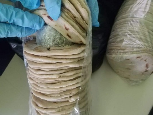 Camuflada en medio de tortillas, mujer pretendía introducir marihuana a Centro Penal de Copán&nbsp;