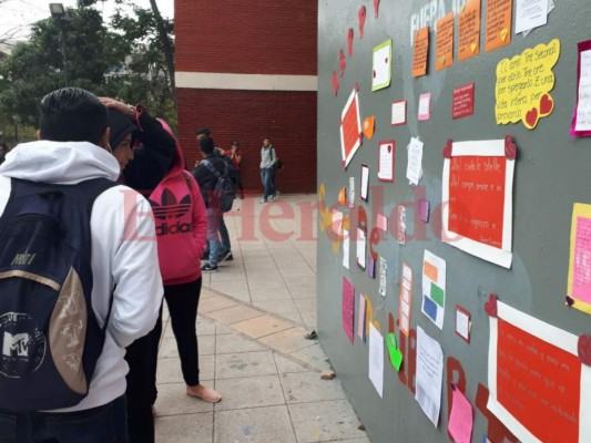 Besos y abrazos gratis en la UNAH para festejar San Valentín