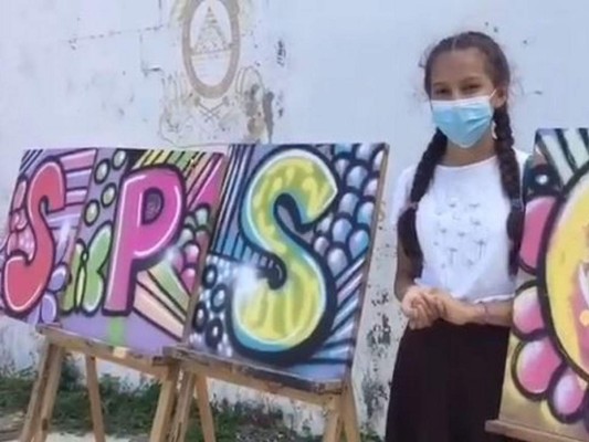 Con grafitis, jóvenes promueven valores positivos y descubren amor por el arte
