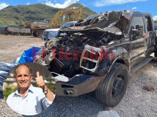 Lesiones leves sufre el alcalde de Tegucigalpa, Nasry 'Tito' Asfura, luego de accidente vial&nbsp;&nbsp;