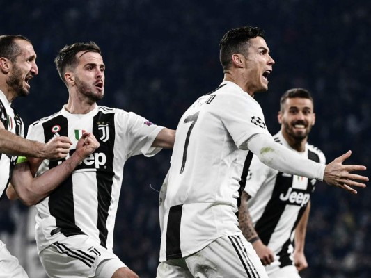 Cristiano Ronaldo marcó un doblete ante el Atlético de Madrid en el Allianz Stadium. Foto:AFP