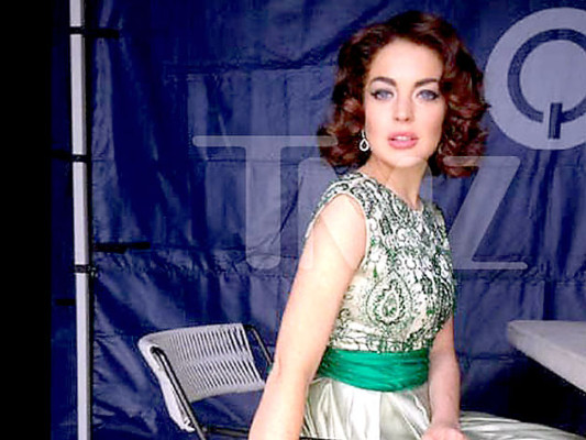 Lindsay Lohan en la piel de Liz Taylor