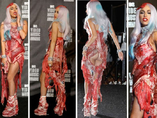 Lady Gaga es la más excéntrica