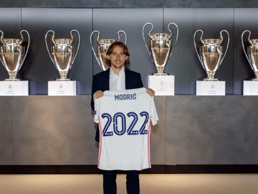 Luka Modric renueva con el Real Madrid hasta 2022