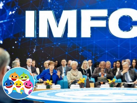 'Baby Shark' interrumpe la reunión del FMI