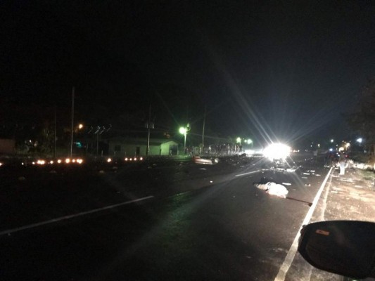 Los destrozos causados por accidente en Taulabé que deja luto en Honduras