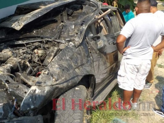 Choloma: Fotos del accidente que dejó una joven muerta y tres heridos