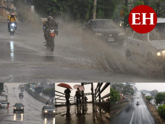 FOTOS: Primeras lluvias de la temporada refrescan la capital, inundada de humo
