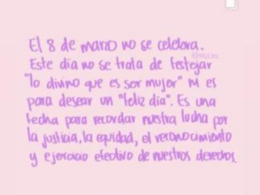 Famosas celebraron Día Internacional de la Mujer con emotivos mensajes