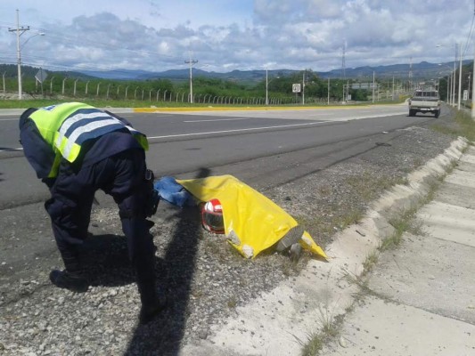Matan a motociclista en Amarateca