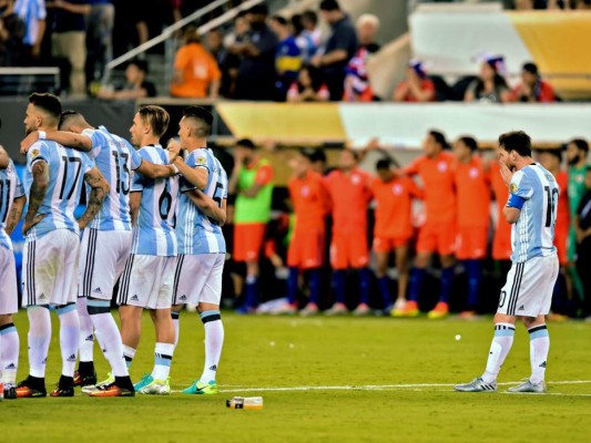 La amargura de Messi tras perder la Copa América Centenario