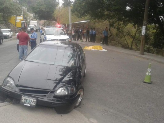 Mujer muere atropellada en la colonia Venezuela de Comayagüela