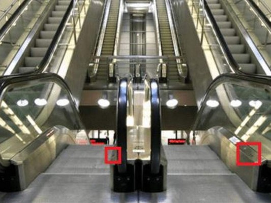 ¿Qué hacer al quedar atrapado en las gradas eléctricas?